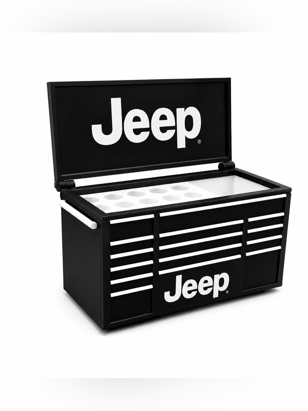 Jeep Mini Toolbox Pen And Trinket Holder Desk Top Organizer
